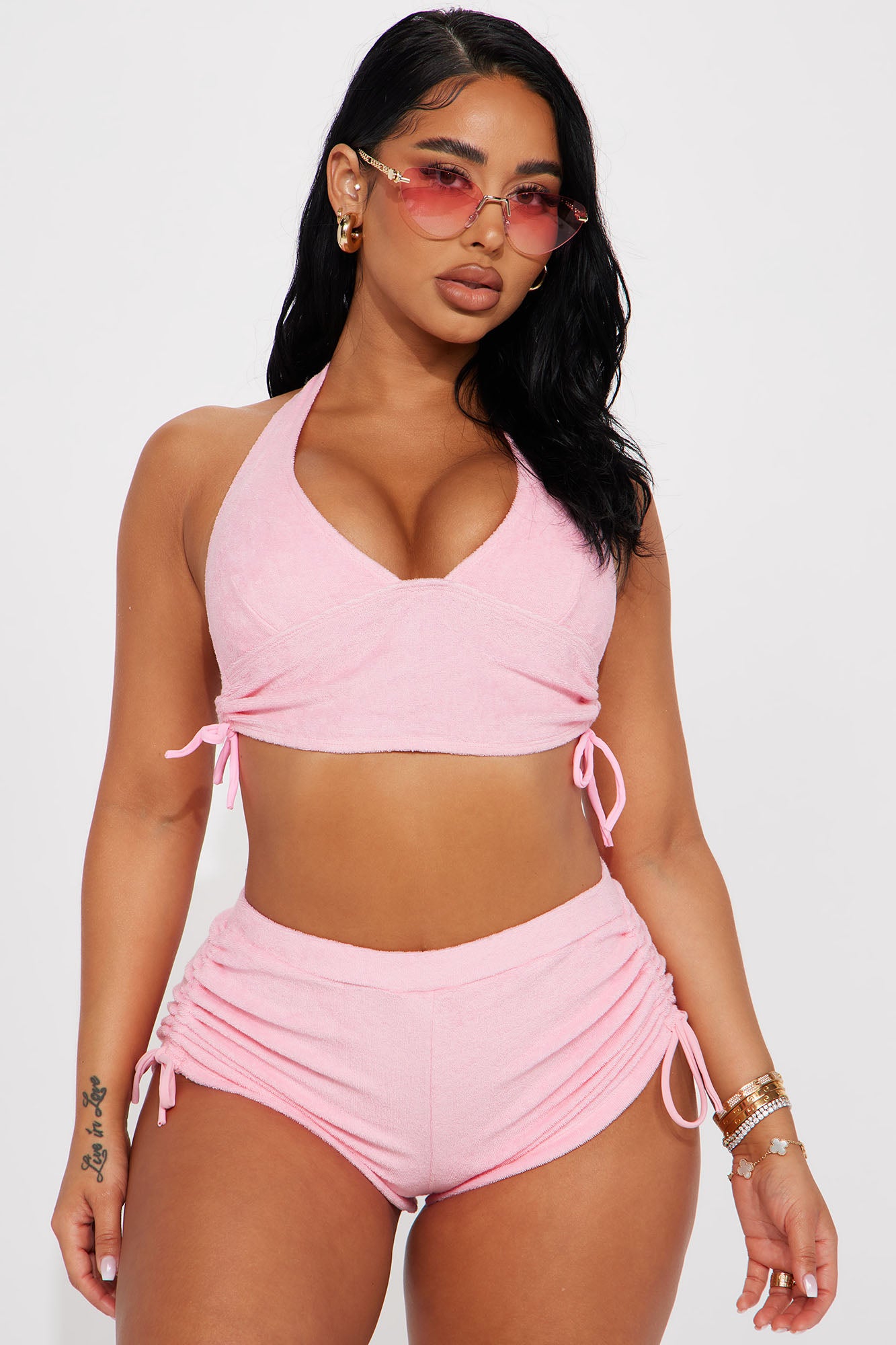Sabrina Halter Terry 2 Piece Bikini