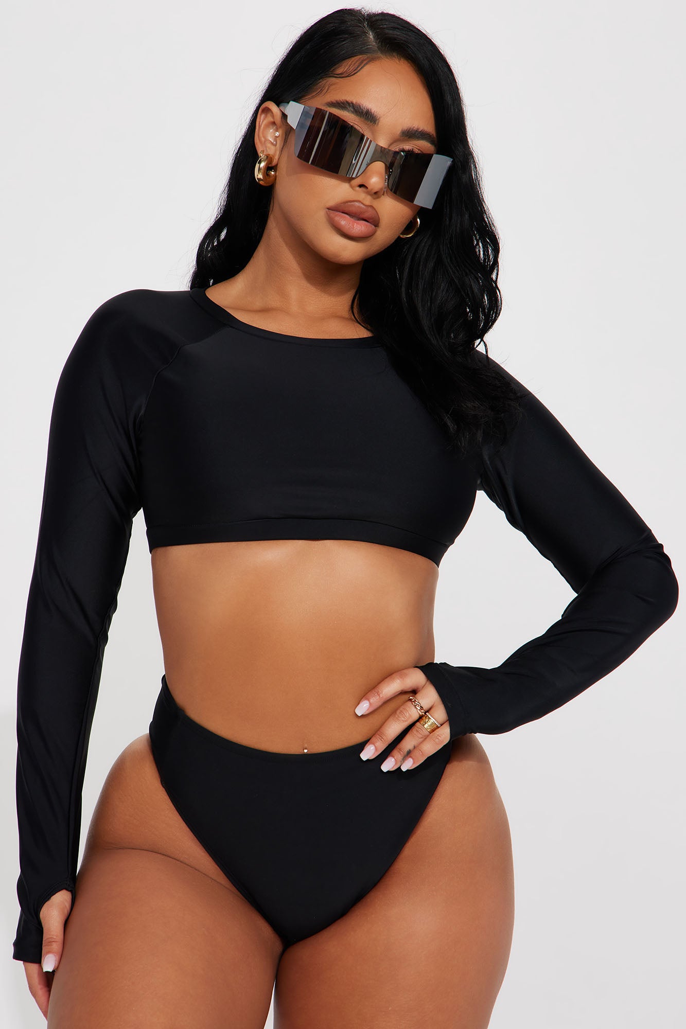 Sonya Long Sleeve 2 Piece Bikini