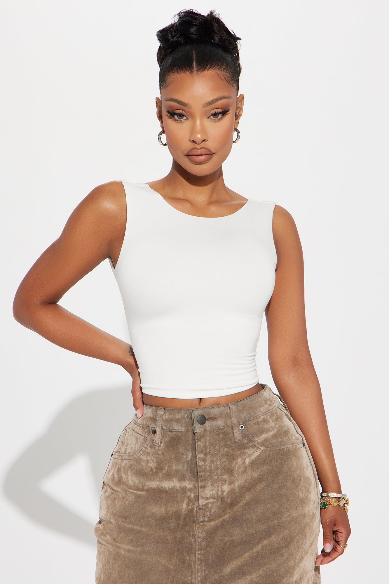 Destiny Double Lined Backless Top