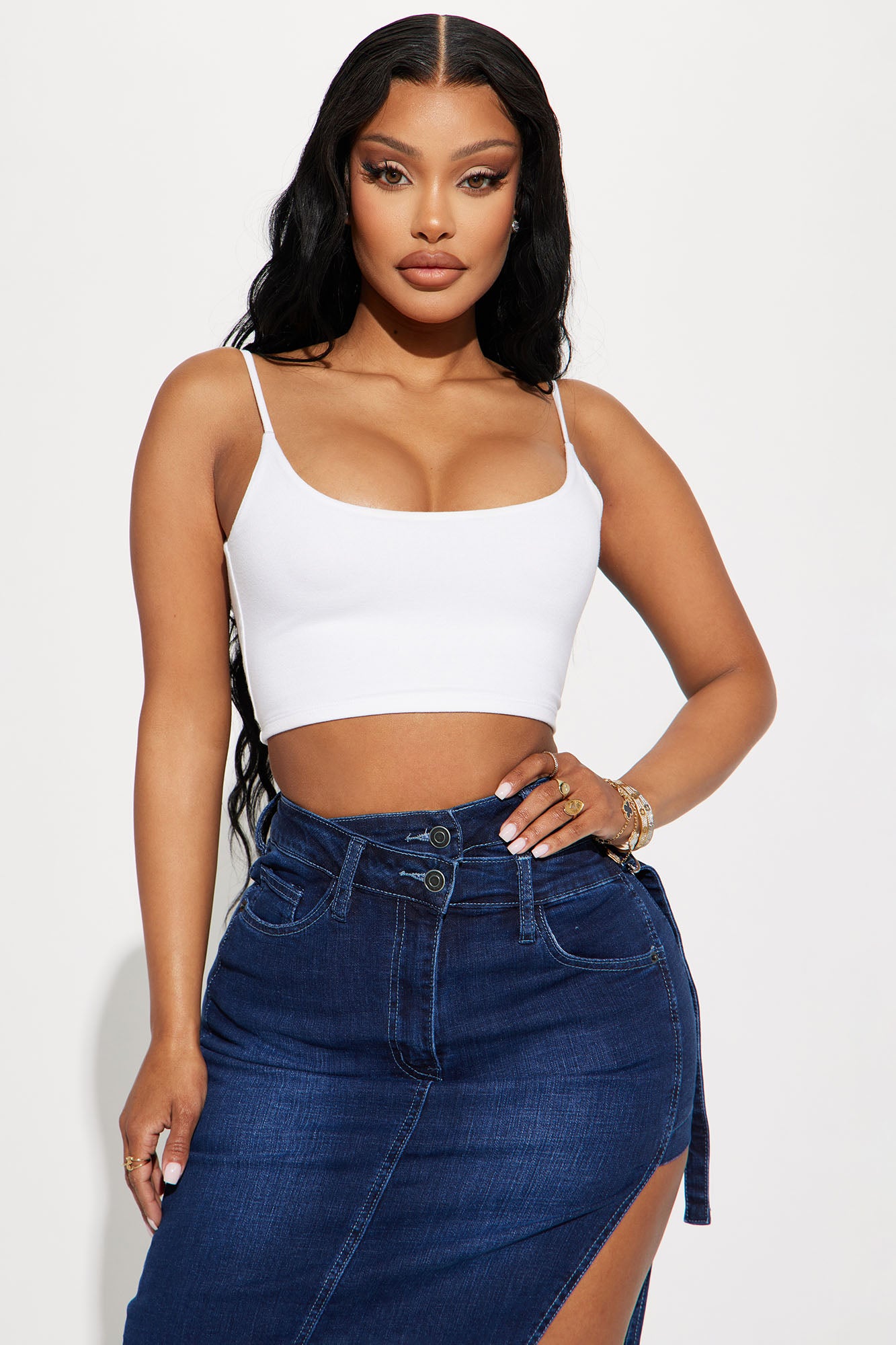 Keep It Low Key Crop Top