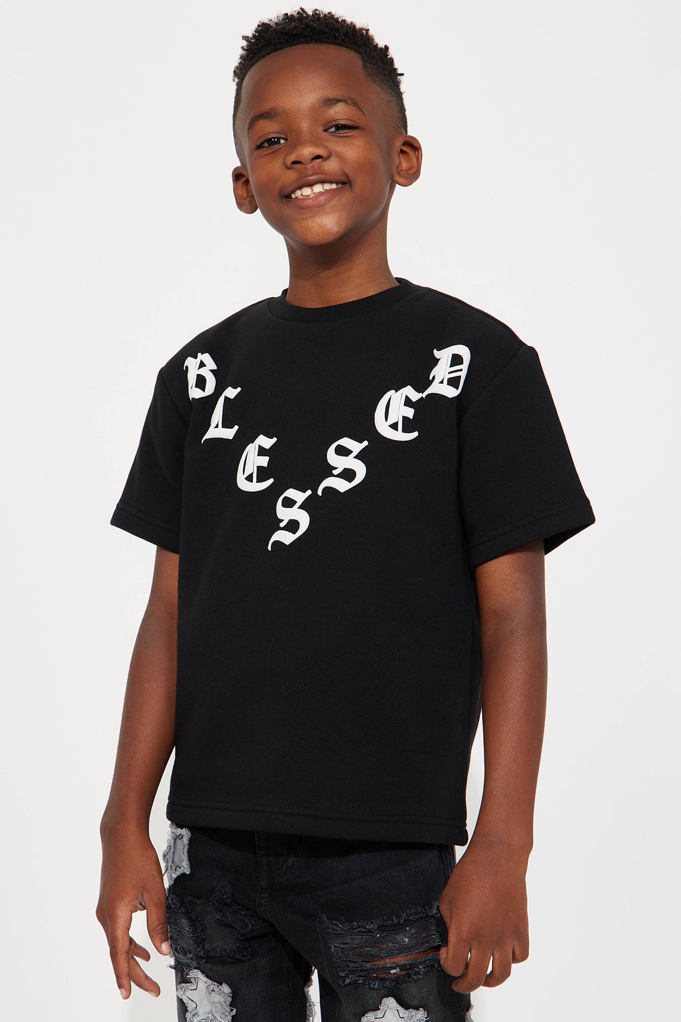 Mini Tyson Blessed Boxy Tee