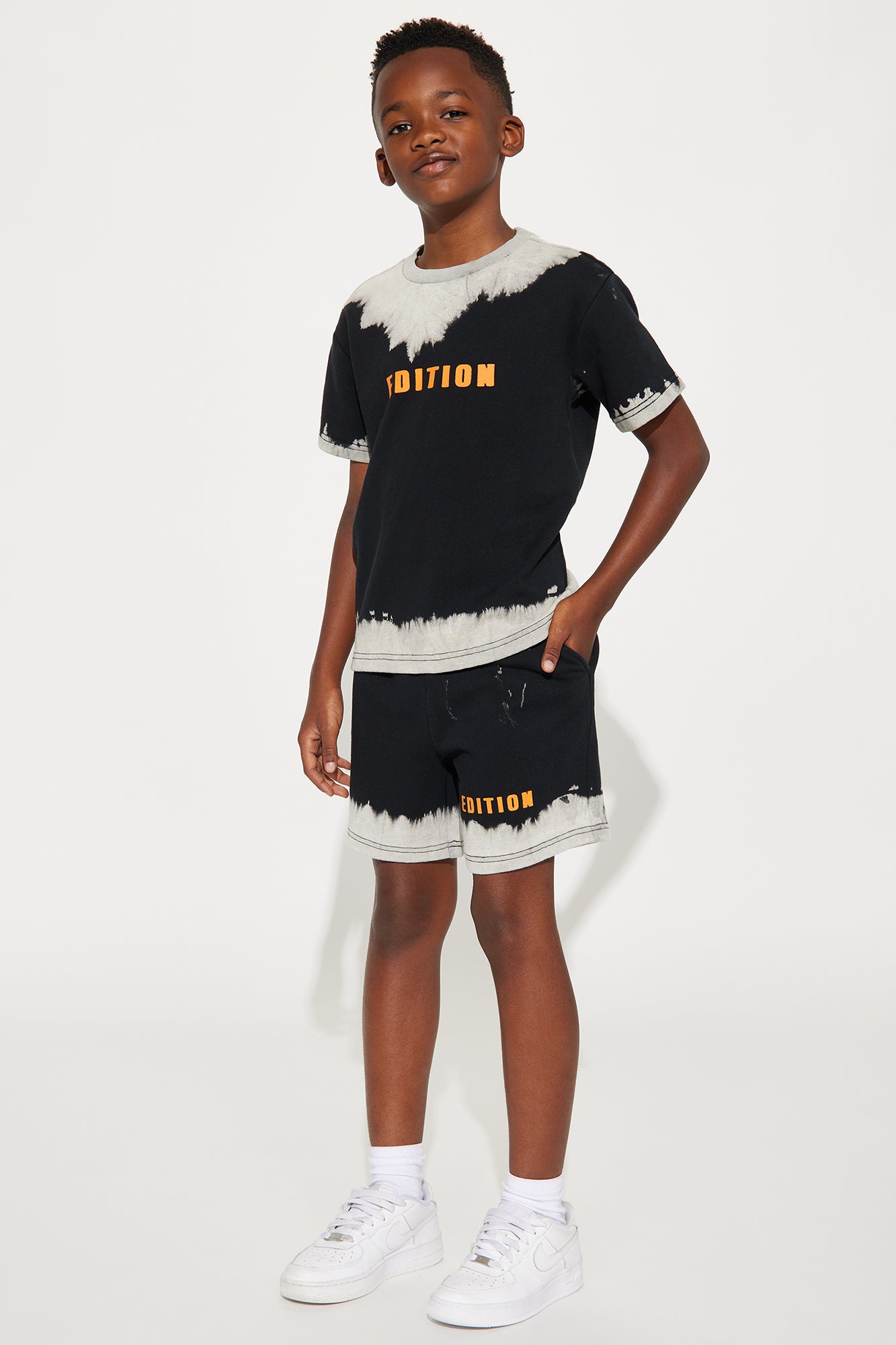 Mini Blurred Edition Fleece Shorts