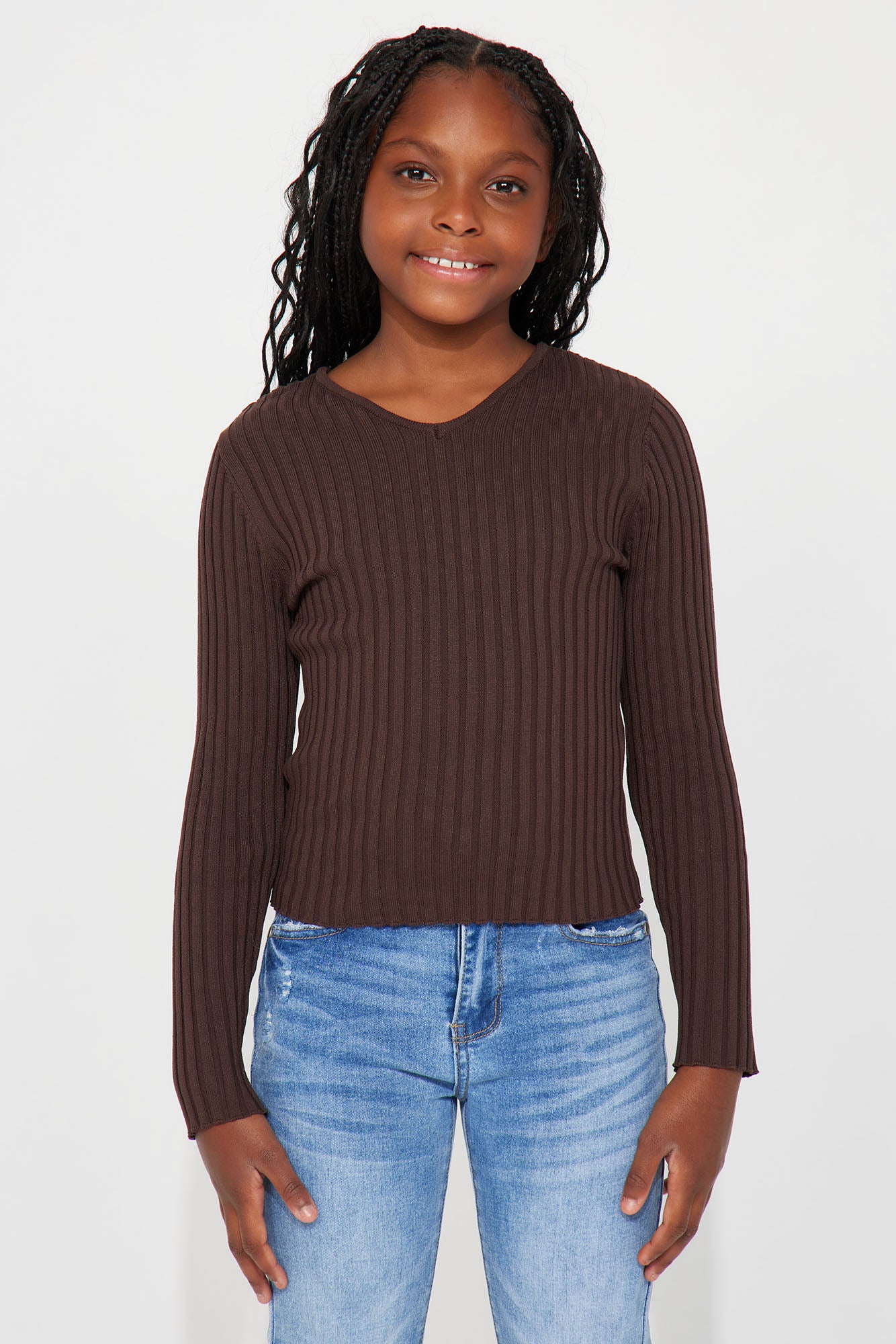 Mini Kallan Knit Sweater Top