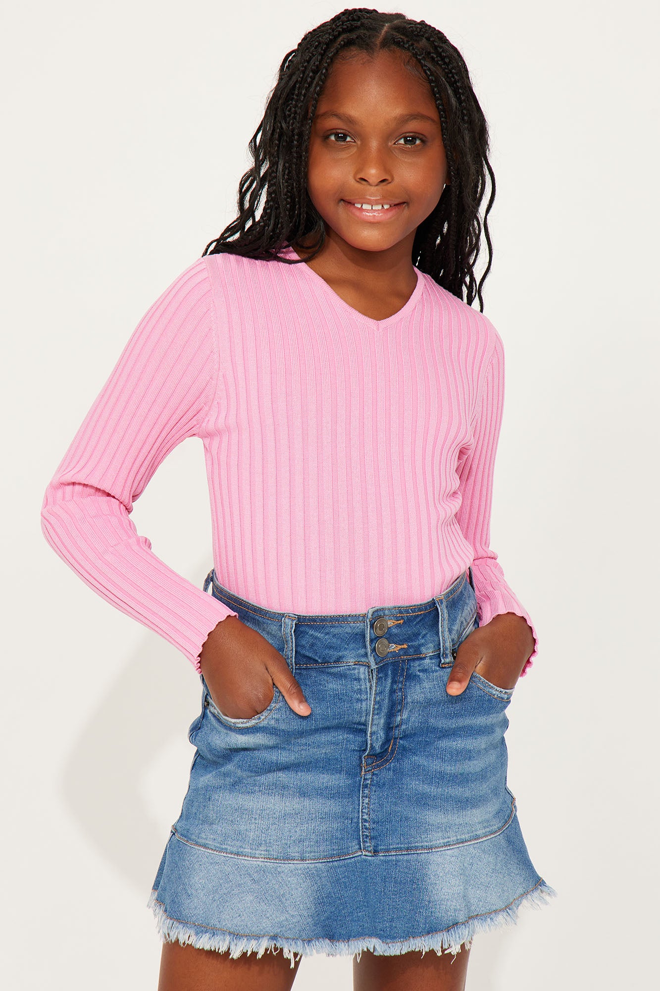 Mini Kallan Knit Sweater Top