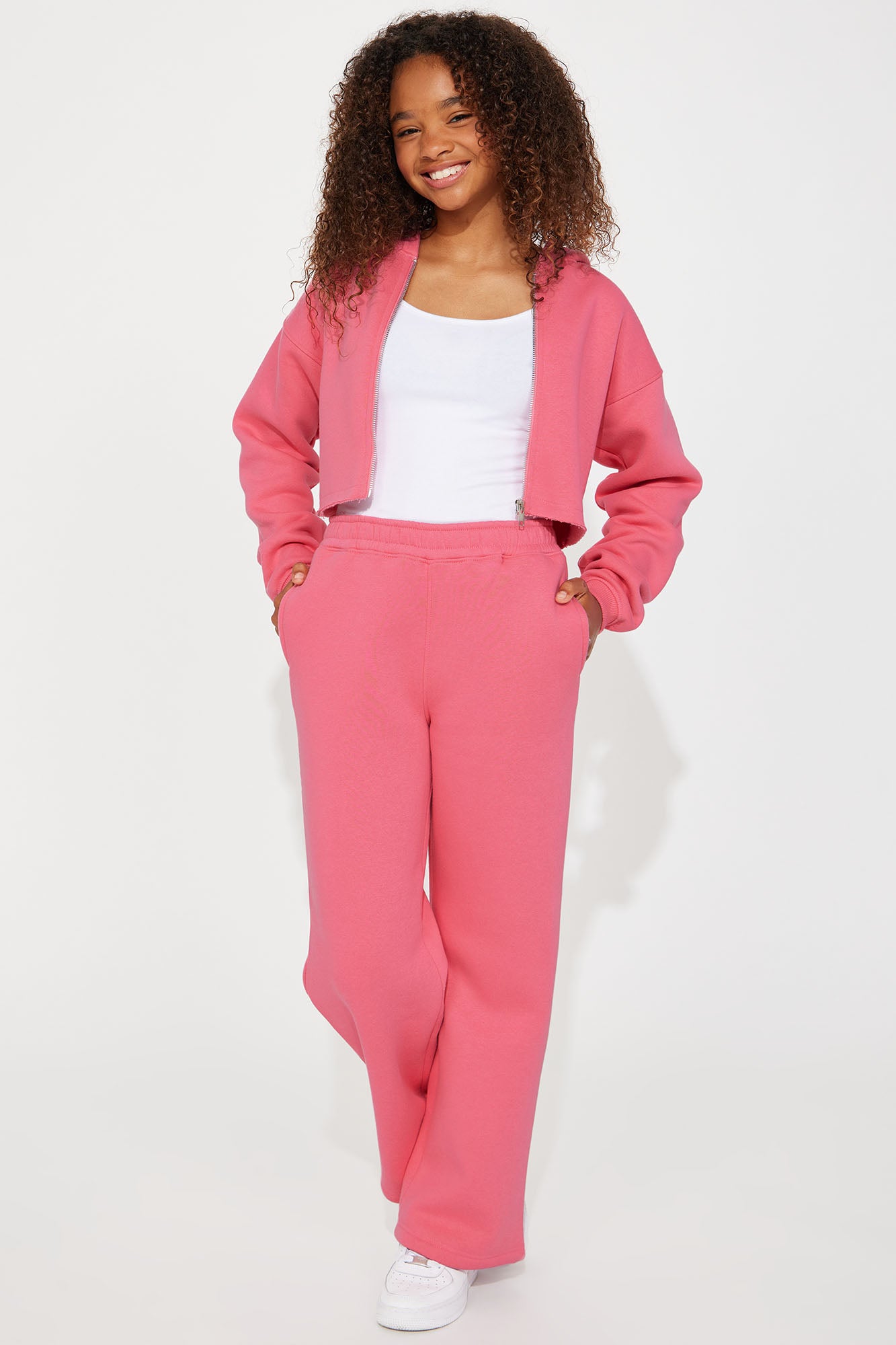 Mini On The Go Fleece Pant Set