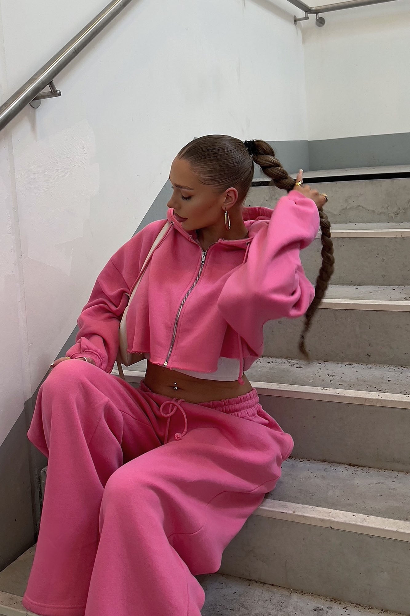 On The Go Fleece Pant Set
