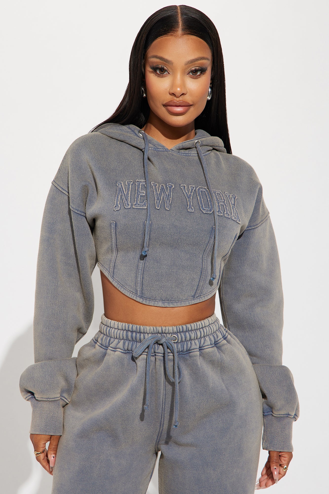 New York Hustle Washed Hoodie