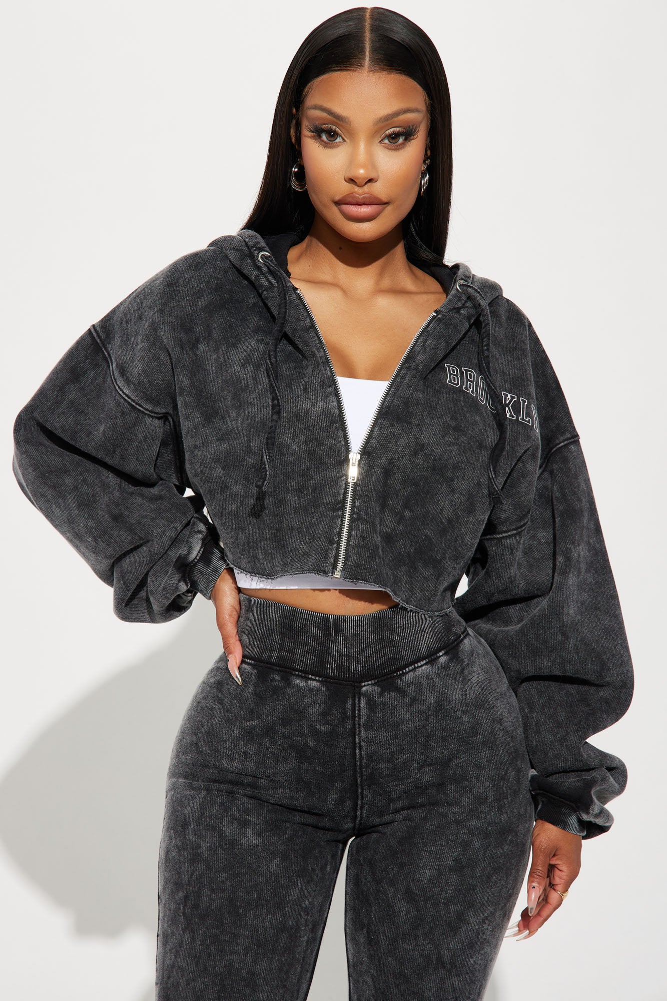 Brooklyn City Washed Hoodie