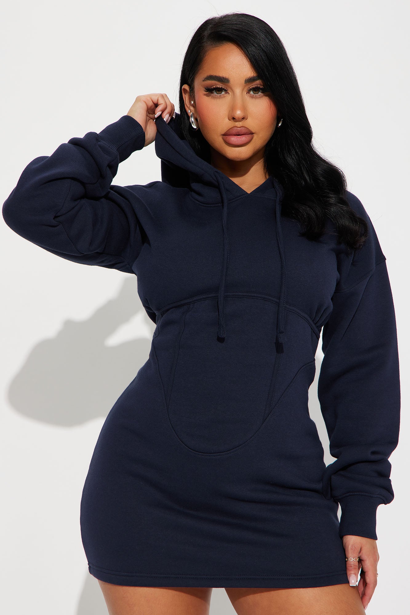 Cool Days Mini Sweatshirt Dress