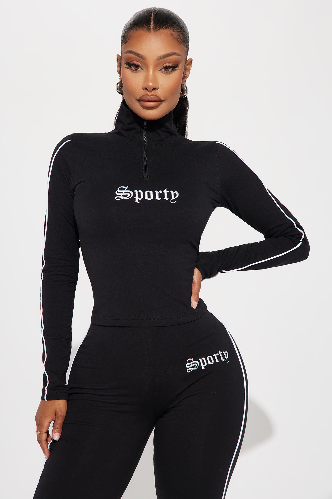 Sporty Girl Embroidered Top