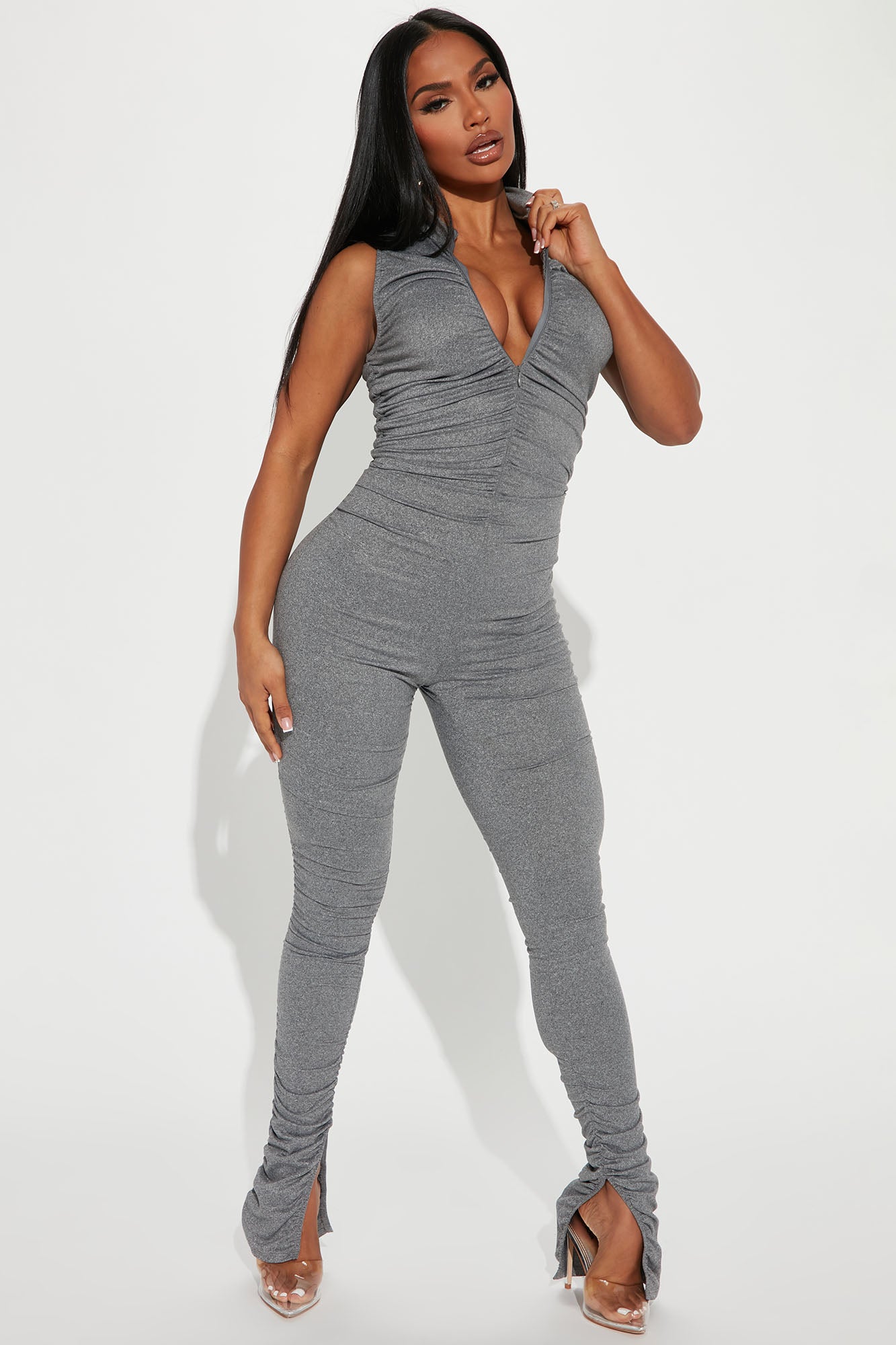 Part Of Me Ruched Jumpsuit