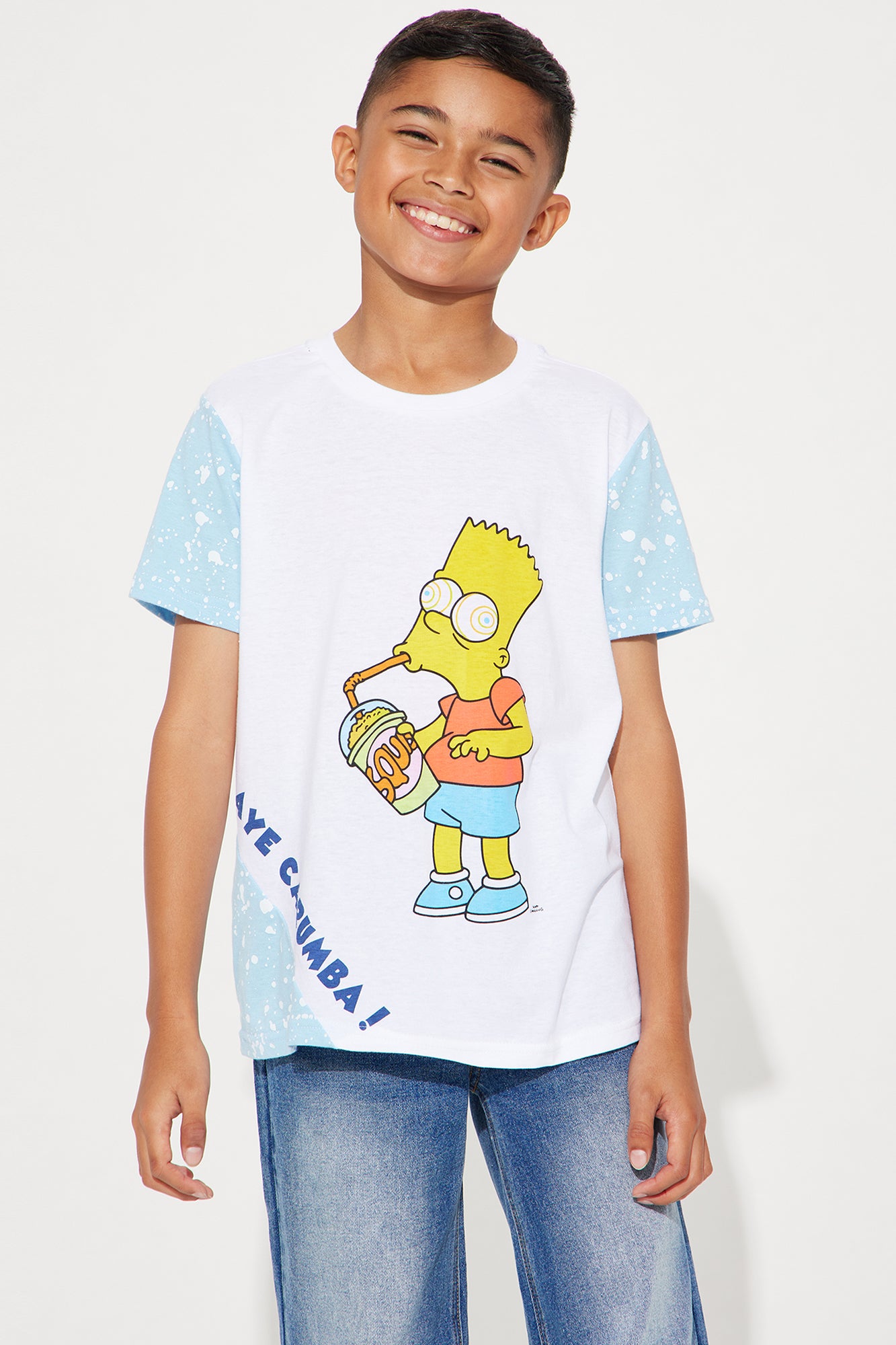 Mini Bart Colorblock Tee