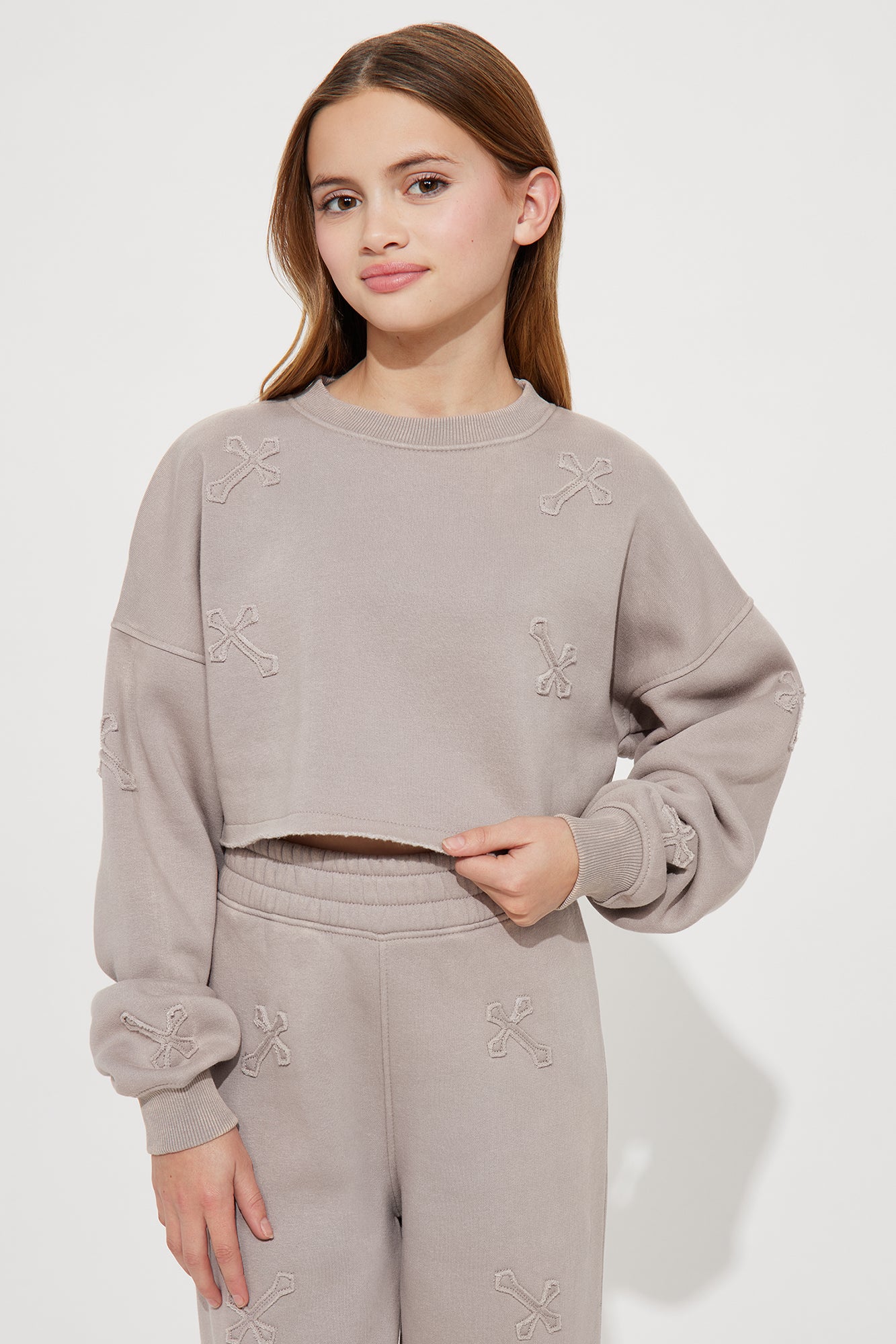 Mini Wake Up Blessed Washed Sweatshirt