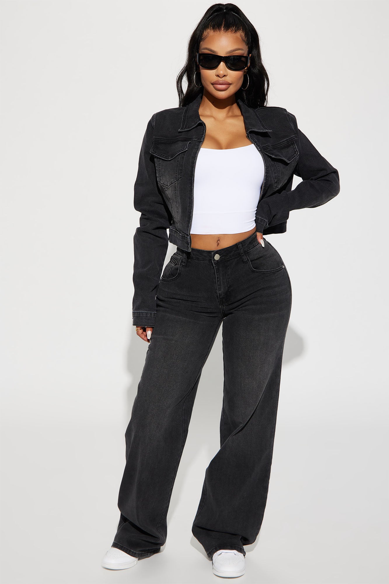 Vita Low Waist Stretch Baggy Jeans
