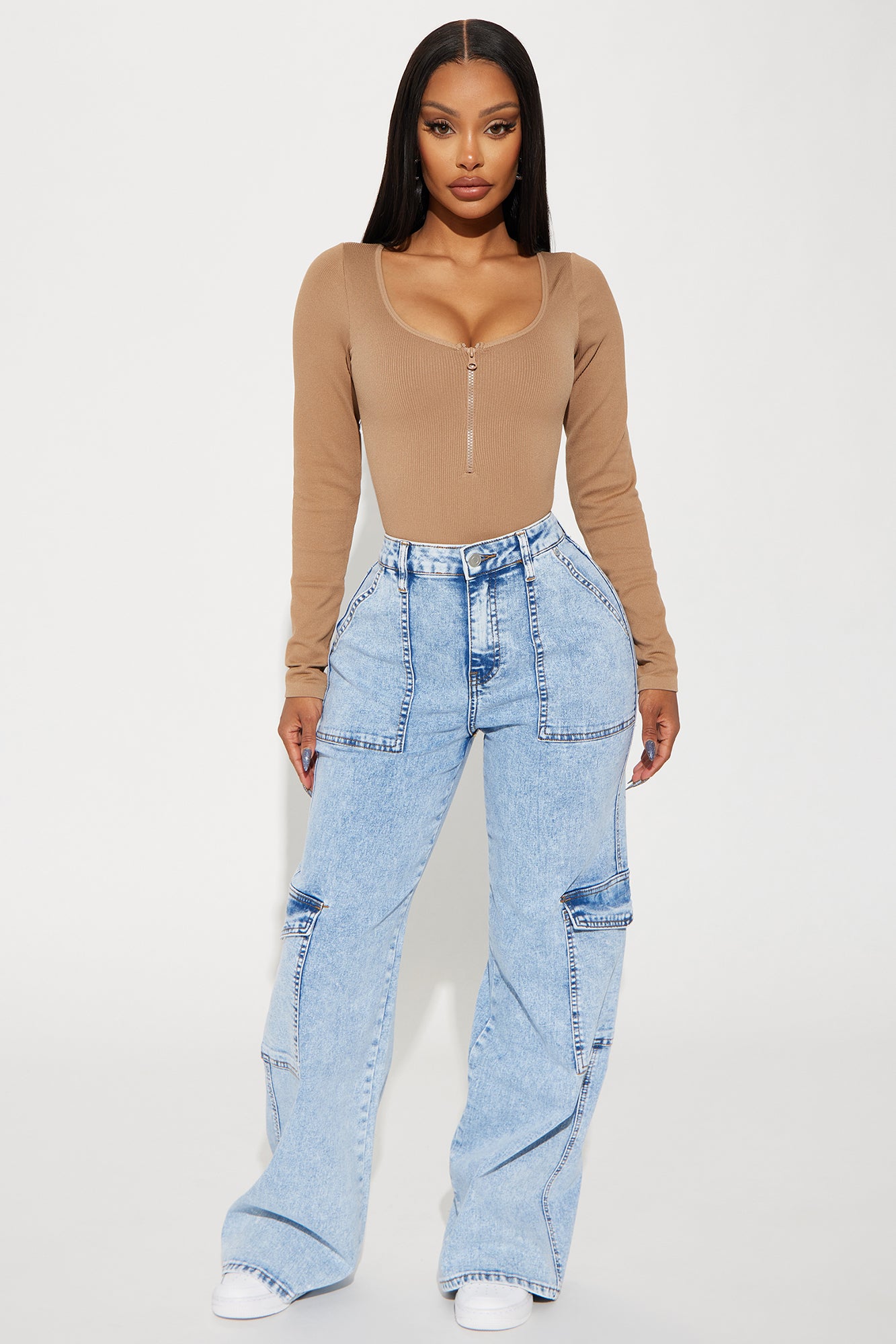 Getting Ahead Stretch Cargo Jeans